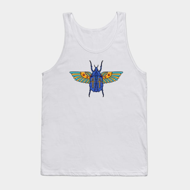 Scarab Ancient Egypt Tank Top by RSnuff